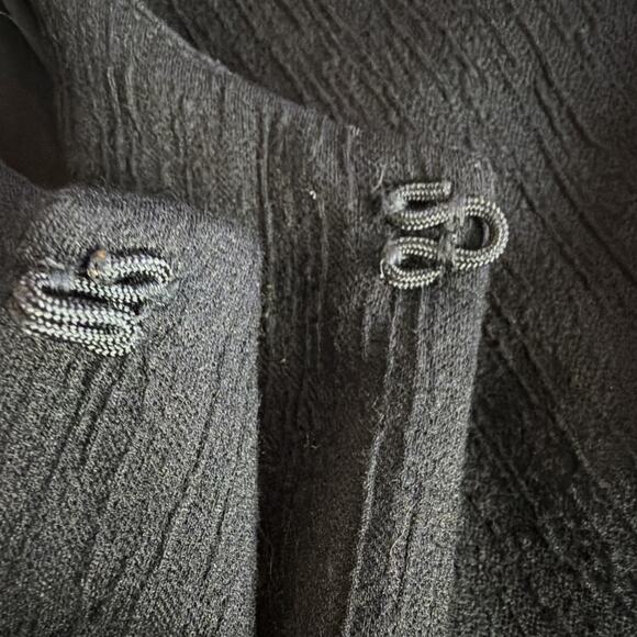 Chico's Travelers Women's Large 2 Black Jacket Artsy 3/4 Sleeve Lined career - Picture 9 of 11